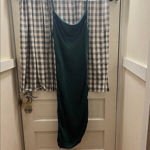 NWT Express Dark Green Maxi Dress